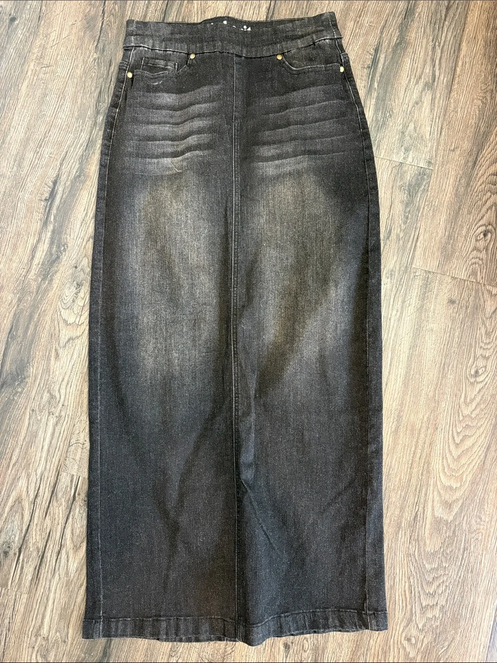 Inherit Clothing Co Donna Black Denim Skirt 4
